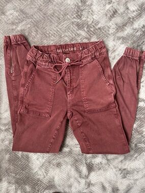 American Eagle Outfitters Dark Mauve Stretch Jean Pants
